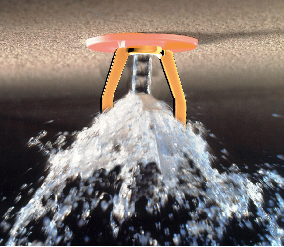 带有热敏玻璃灯泡的消防喷头